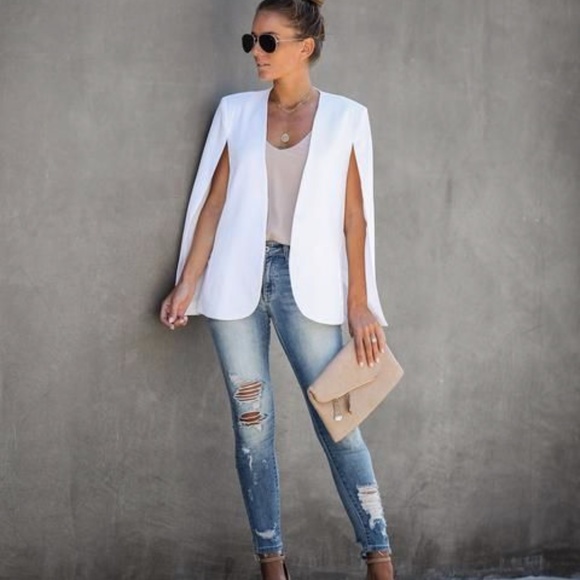 Vici Judge Of That Pocketed Cape Jacket - Picture 6 of 6